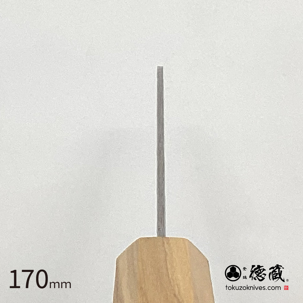 銀三 三徳包丁 梨地仕上げ オリーブ柄