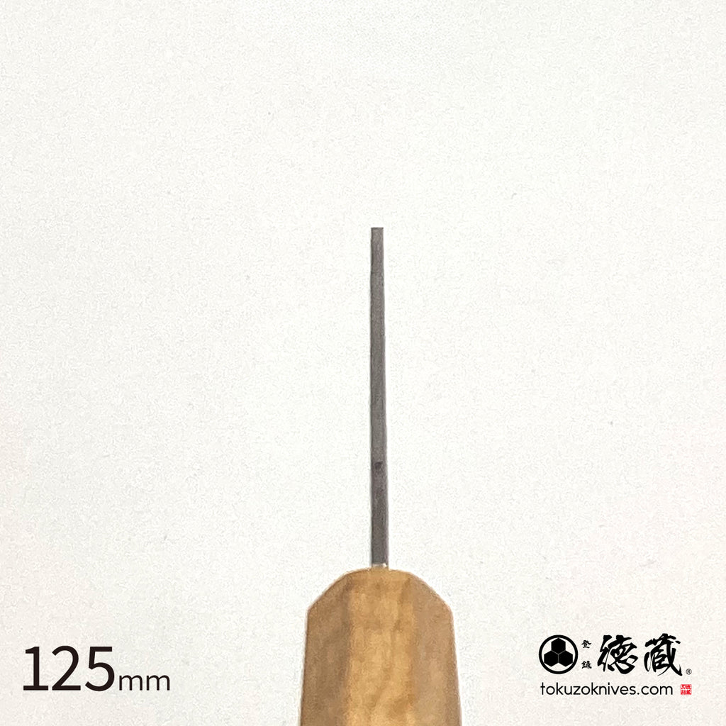 Gin San Kiritsuke Petty Pearskin Finish Olive Wood Handle