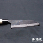 white-1 blackened finish  Santoku-knife  park handle