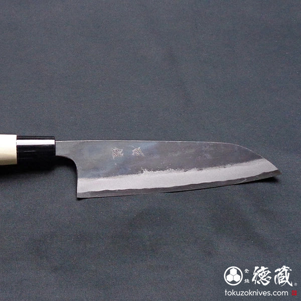 white-1 blackened finish  Santoku-knife  park handle