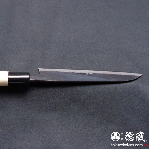 white-1 blackened finish  Santoku-knife  park handle