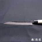 青二　黒打仕上　筋切包丁　朴柄