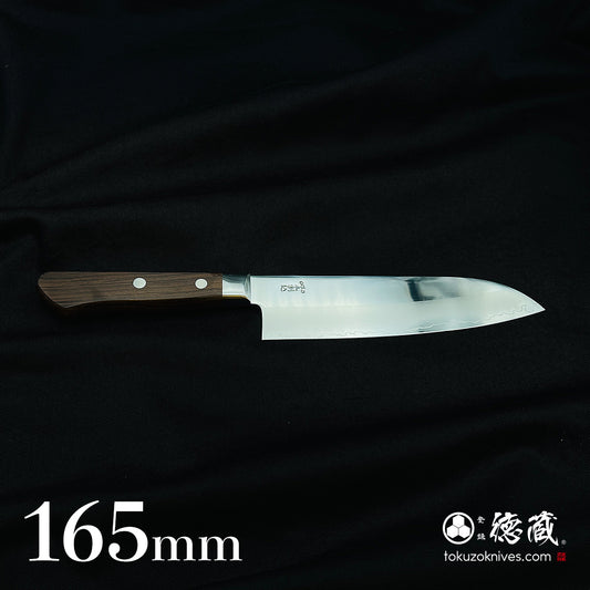 AUS8 Santoku knife, rose handle