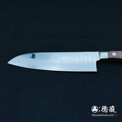 AUS8 Santoku knife, rose handle