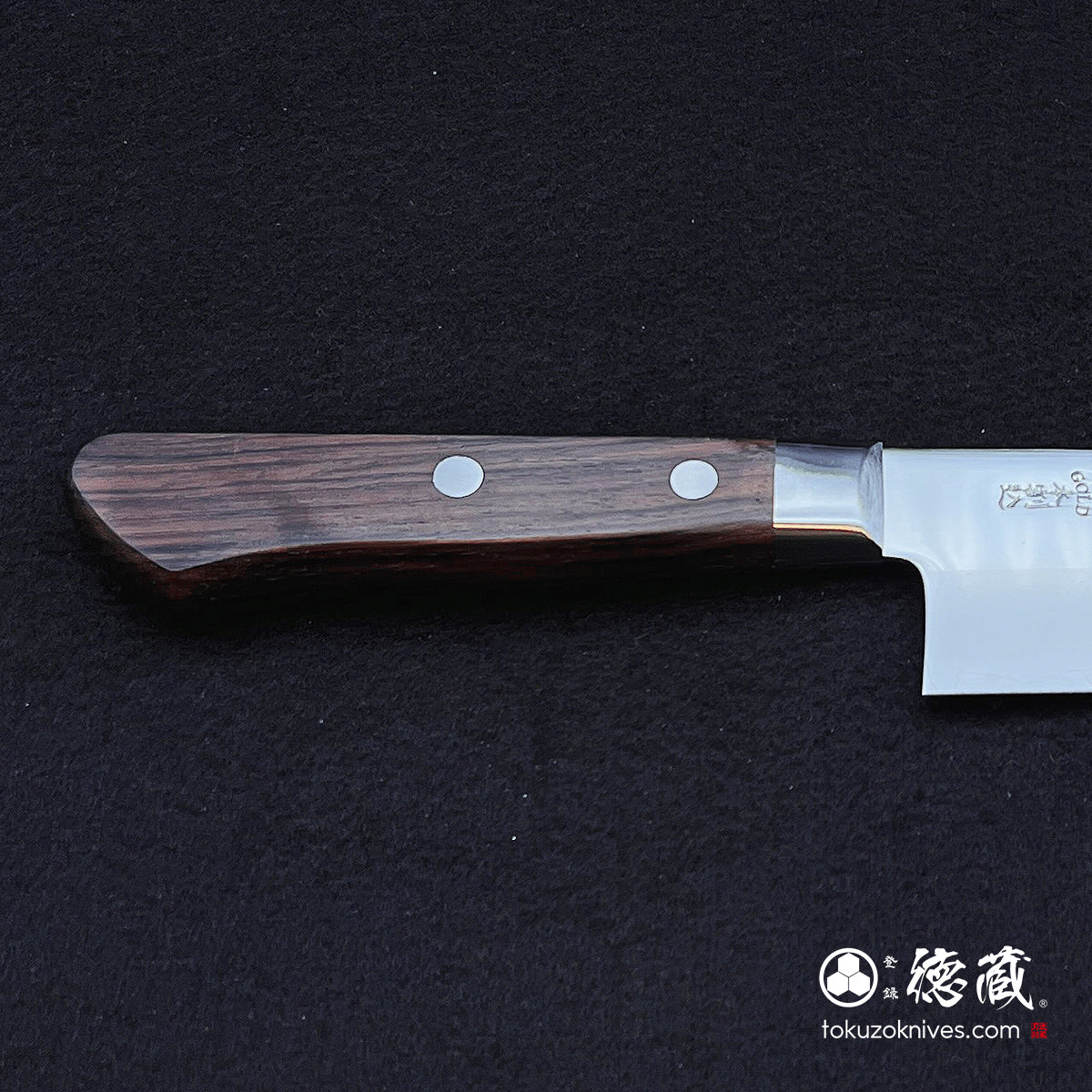 AUS8 三徳包丁 ローズ柄 – 徳蔵刃物 TOKUZO KNIVES