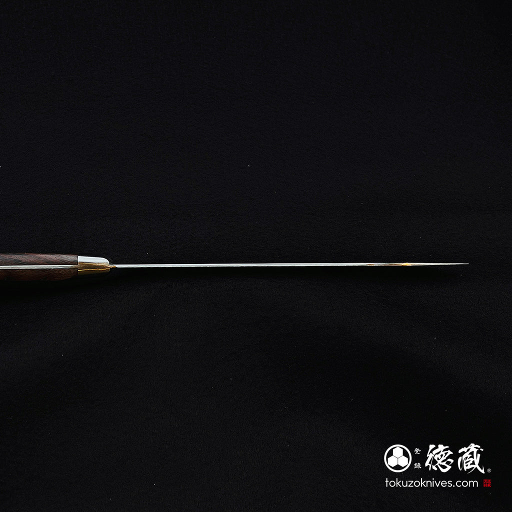 AUS8　牛刀包丁　ローズ柄