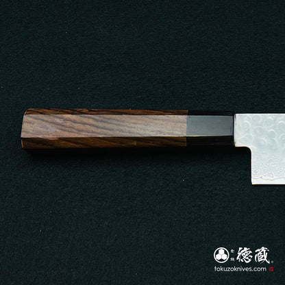 AUS10 Vegetable Knife, Damarose Octagonal Handle