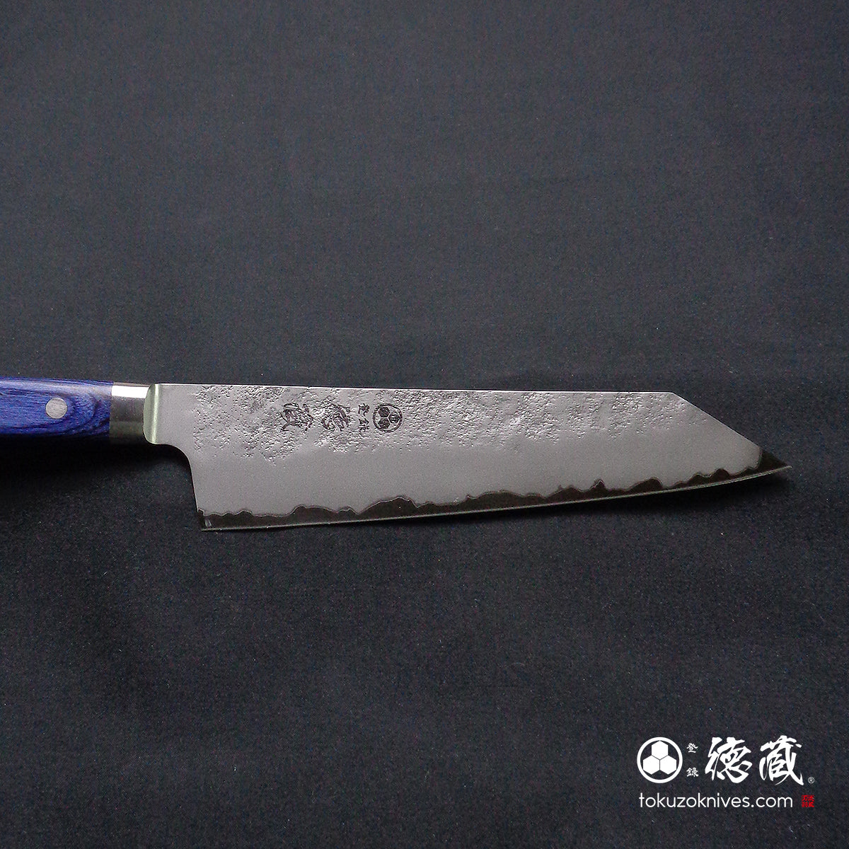 Aoni Kiritsuke Knife Blue Handle