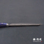 青二　切付ペティ包丁　青ハンドル