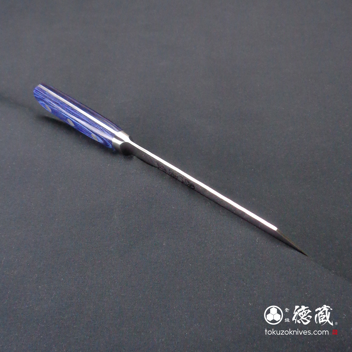 青二 切付小小刀 蓝色手柄