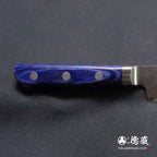 青二　切付ペティ包丁　青ハンドル