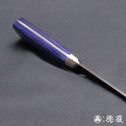 AUS8 抛光 Sujihiki 刀蓝色手柄