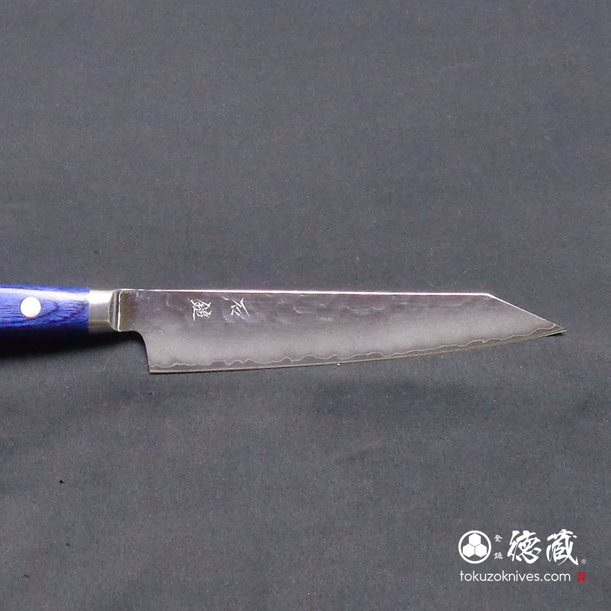 AUS10 Kiritsuke 小刀 蓝柄