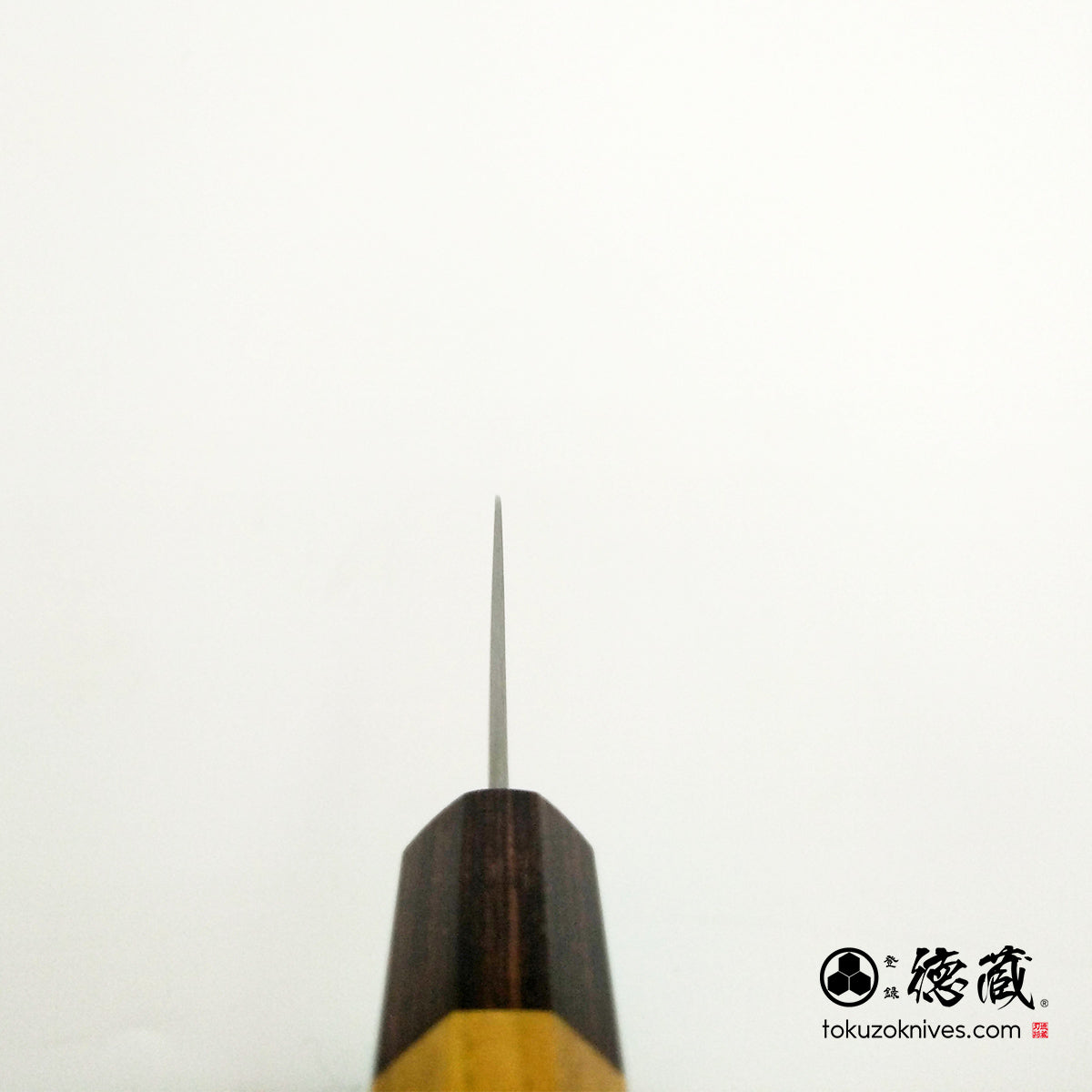 Shiroichi Petty Knife, Zelkova Octagonal Handle