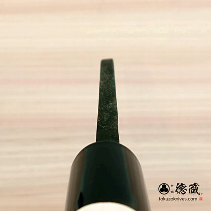 德藏 白二 黑打加工 切鱼刀 朴木手柄