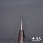 青二　柳刃包丁　紫檀八角柄