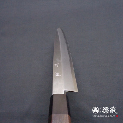 青尼柳刃刀，玫瑰木八角柄