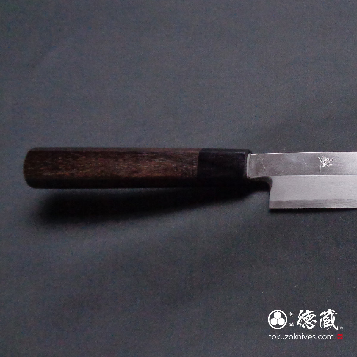 青尼柳刃刀，玫瑰木八角柄