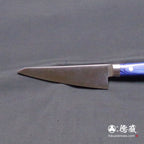 AUS8　骨スキ包丁　青ハンドル