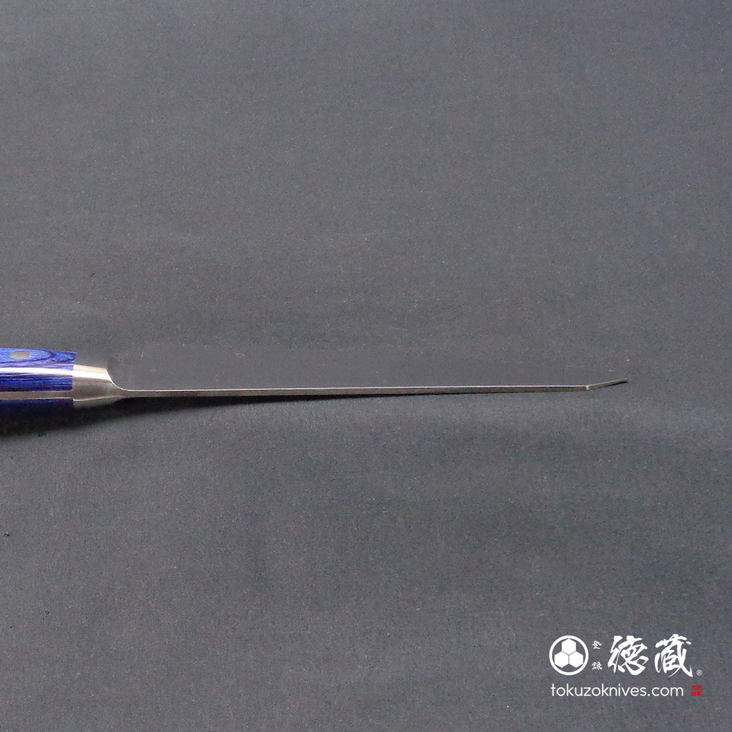 AUS8　骨スキ包丁　青ハンドル