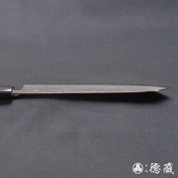 Aoni 抛光层压 Gyuto 与玫瑰木手柄