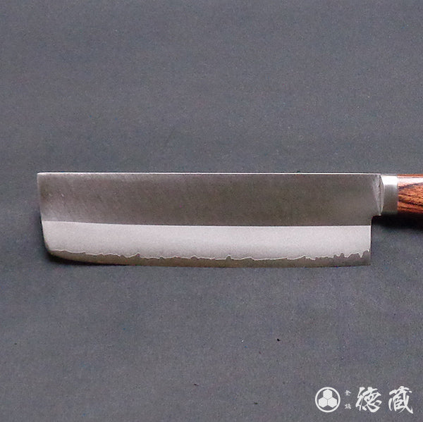 VG10 抛光 Nakiri 刀桃花心木手柄