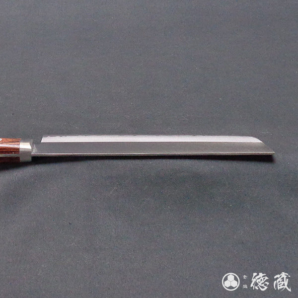 VG10 抛光 Nakiri 刀桃花心木手柄