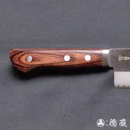 VG10 抛光 Nakiri 刀桃花心木手柄