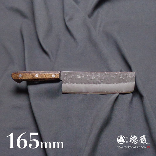 銀三 菜切包丁 焦茶ハンドル