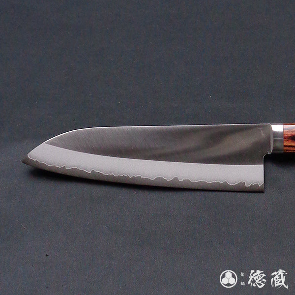 VG10 Polished Santoku Knife Mahogany Handle