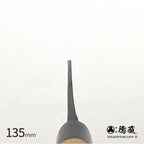 Tokuzo Shirogami White Steel Kuro-uchi Finish Petty Knife - Cherry Blossom Handle