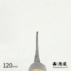 德藏 白钢 黑打厨刀 120mm 樱木柄