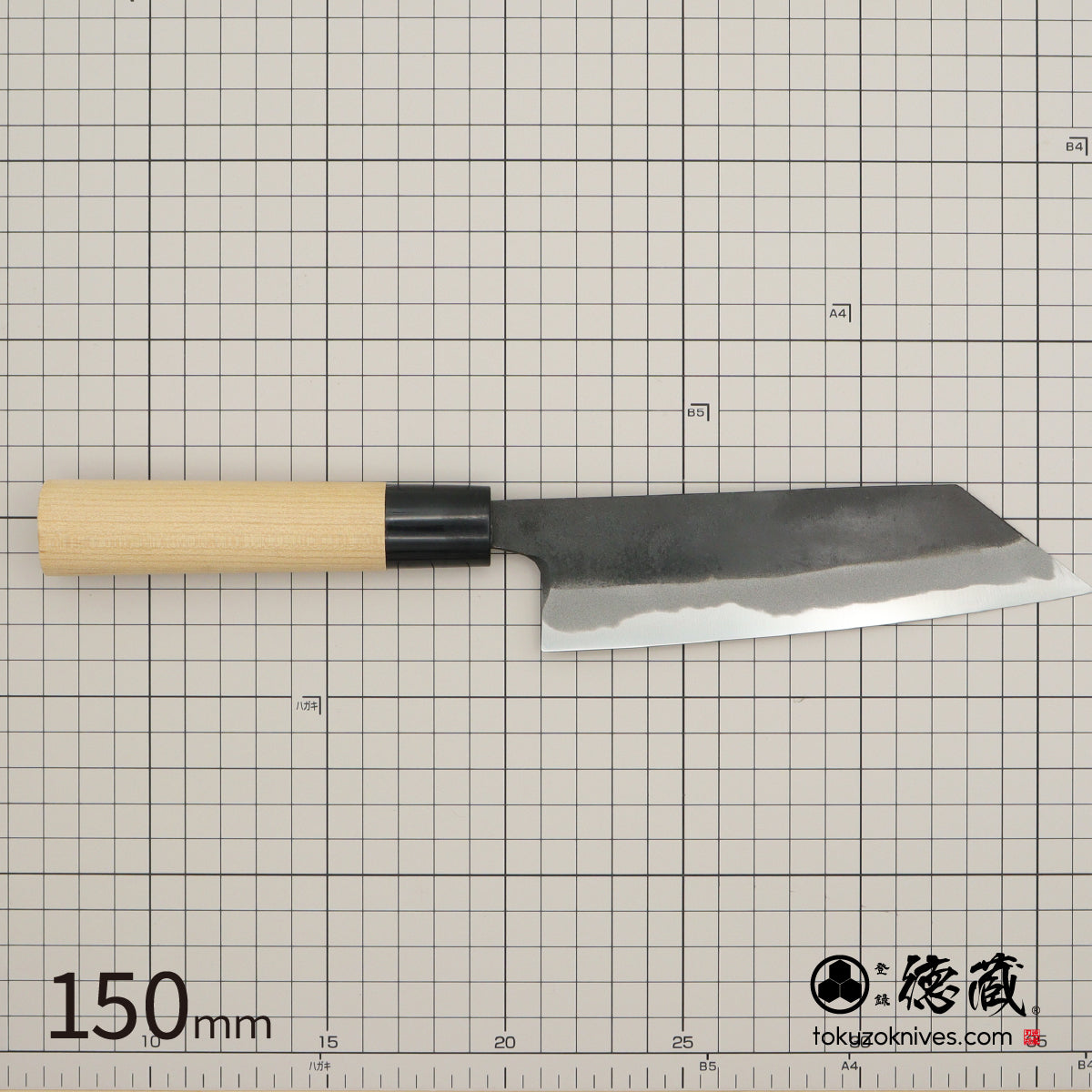 徳蔵 黒打 切付 白二 桜柄