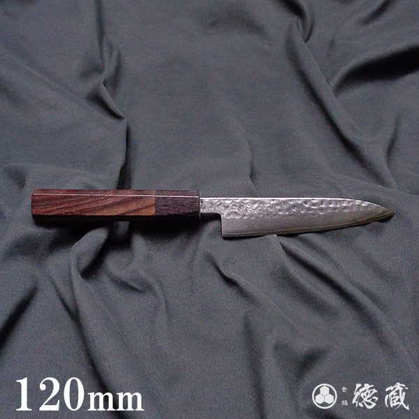 VG10 Damascus Hammered Finish Petty Knife with Rosewood Octagonal Handle