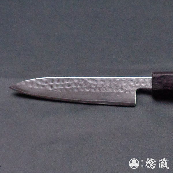 VG10 Damascus Hammered Finish Petty Knife with Rosewood Octagonal Handle