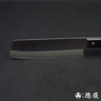 VG1　菜切包丁　黒ハンドル