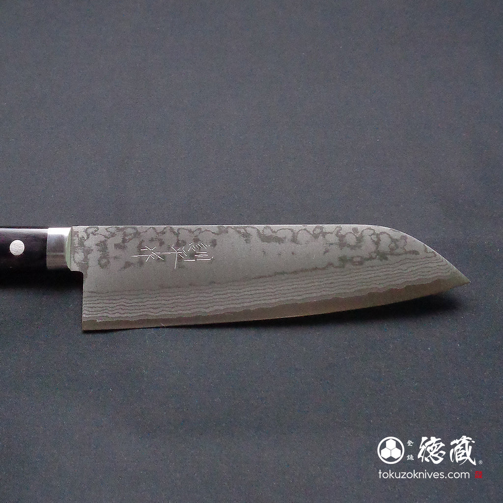 VG10　三徳包丁　黒ハンドル