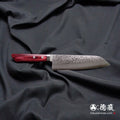 VG10　三徳包丁　積層材・赤色