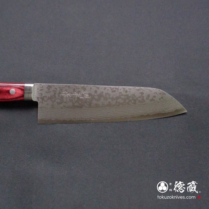VG10　三徳包丁　積層材・赤色
