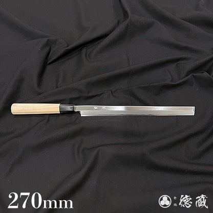 Aoni Polished Octopus-Pulling Knife with Magnolia Octagonal Handle