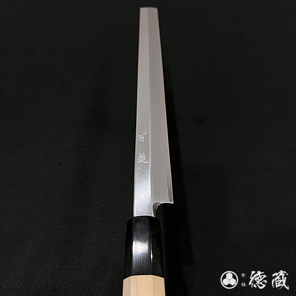 Aoni Polished Octopus-Pulling Knife with Magnolia Octagonal Handle