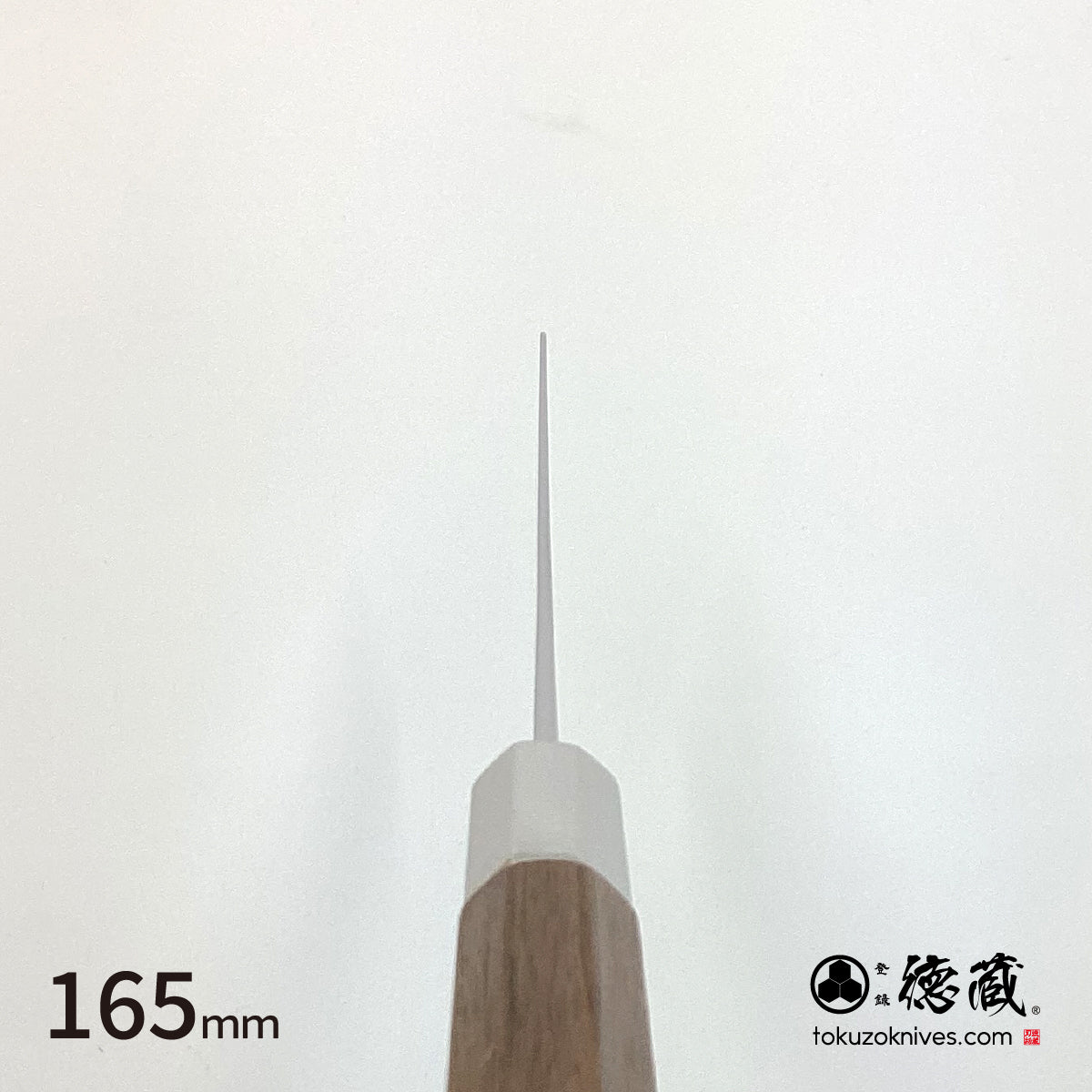 Gin San Ichimatsu checkered pattern Nakiri Knife Walnut Octagonal Tensoge Handle