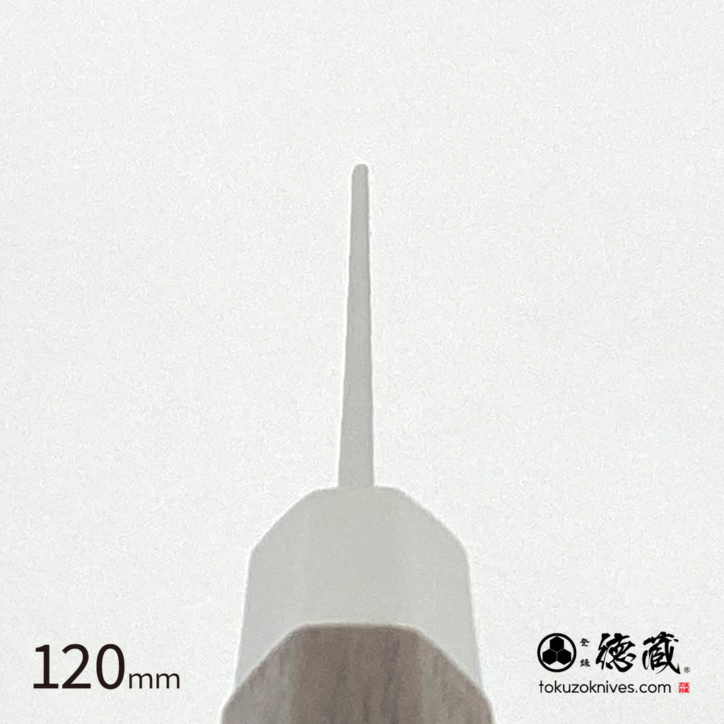 銀三 单刃柳刃刀 稳定木（白环）八角手柄