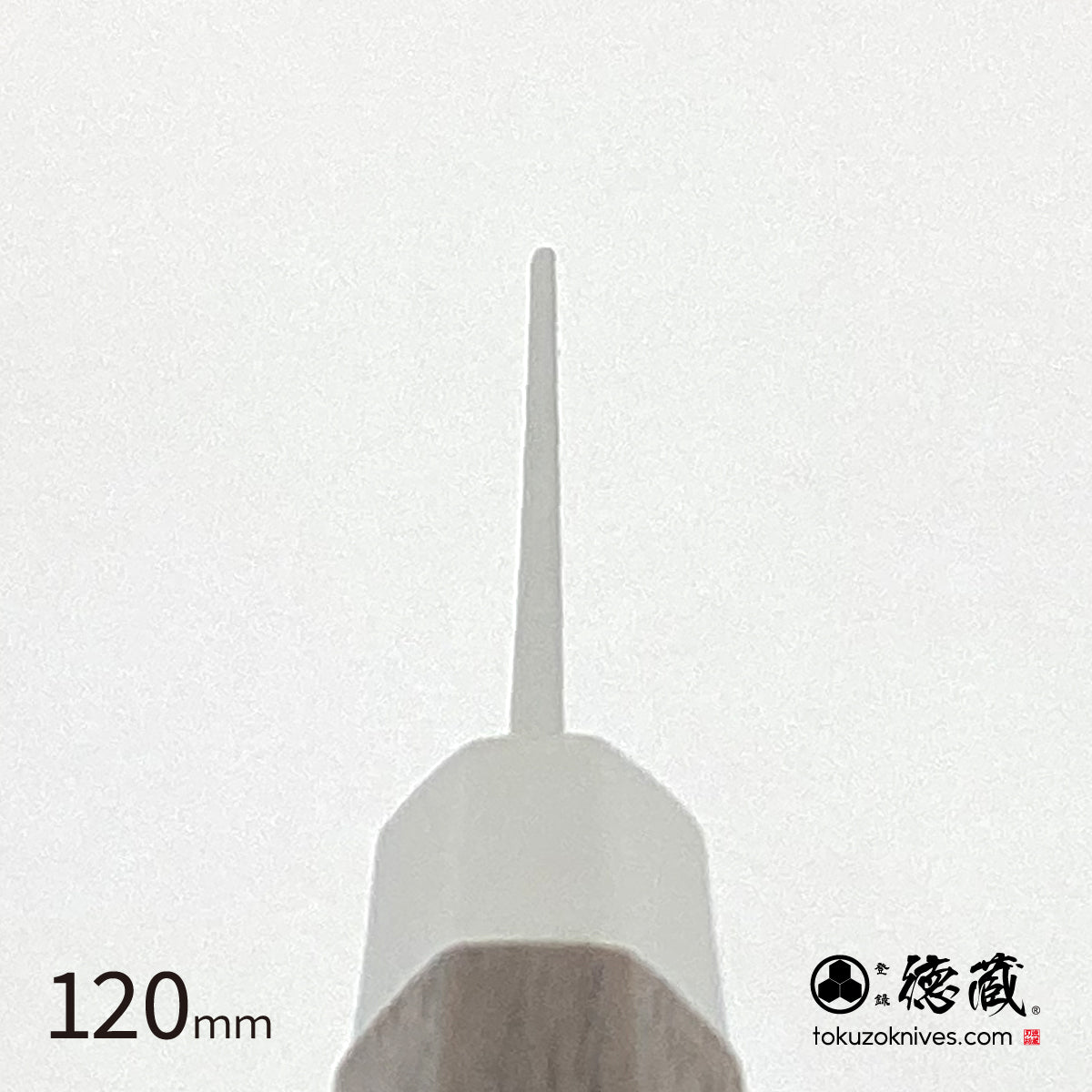 銀三 单刃柳刃刀 稳定木（白环）八角手柄