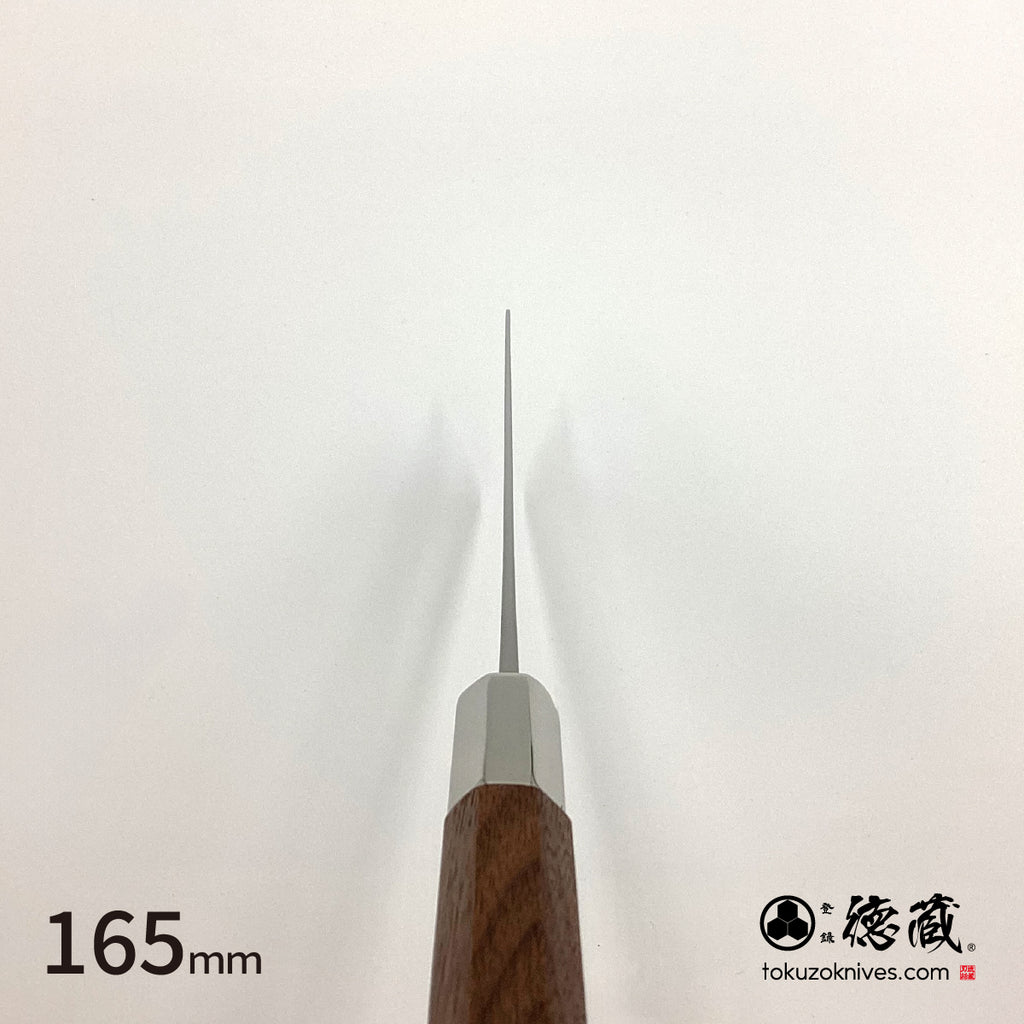 銀三 鏡面 菜切 胡桃八角