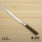 银三 镜面 剑型万能小刀 胡桃木八角天削