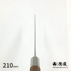 银三 镜面 剑型万能小刀 胡桃木八角天削