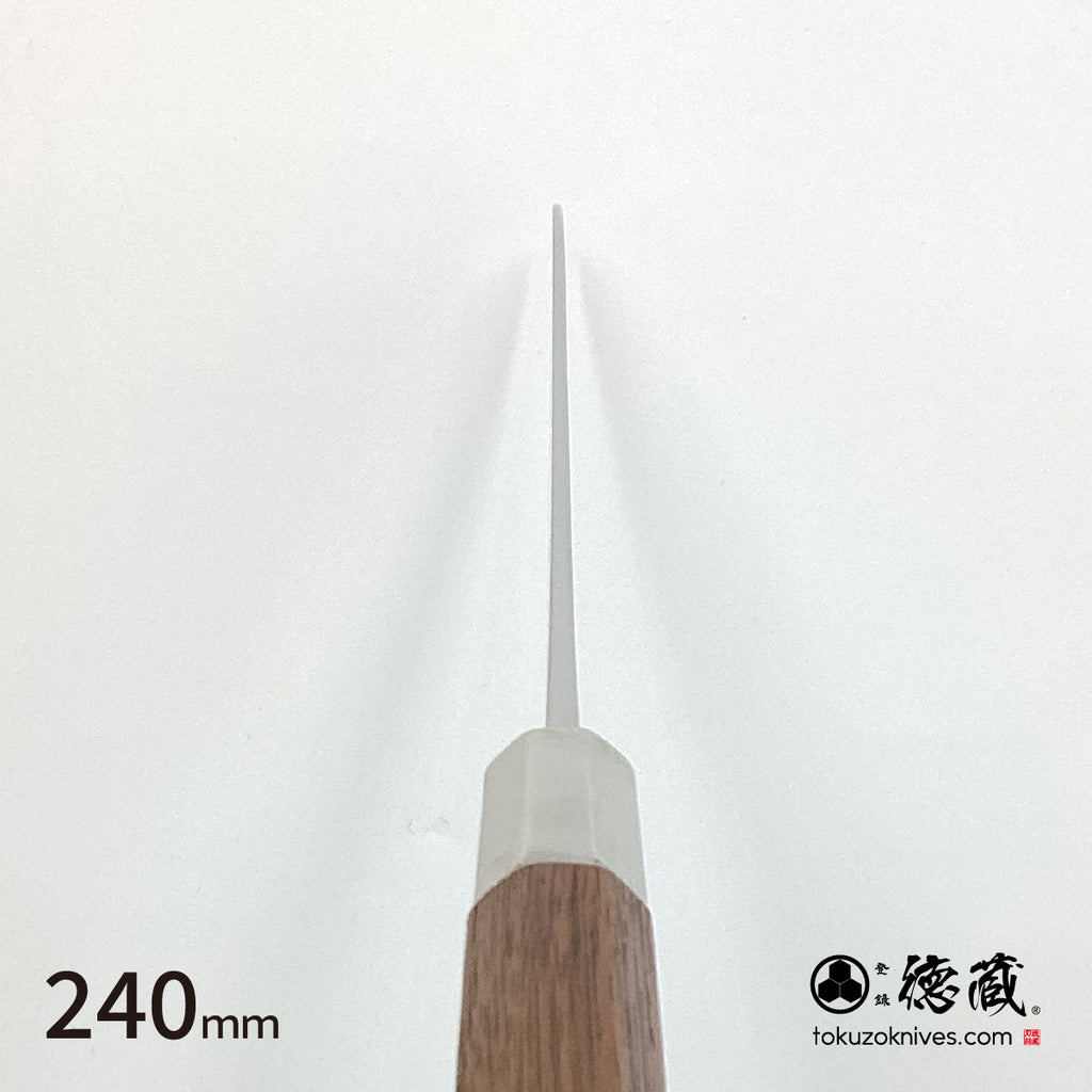 銀三 鏡面 牛刀 胡桃八角