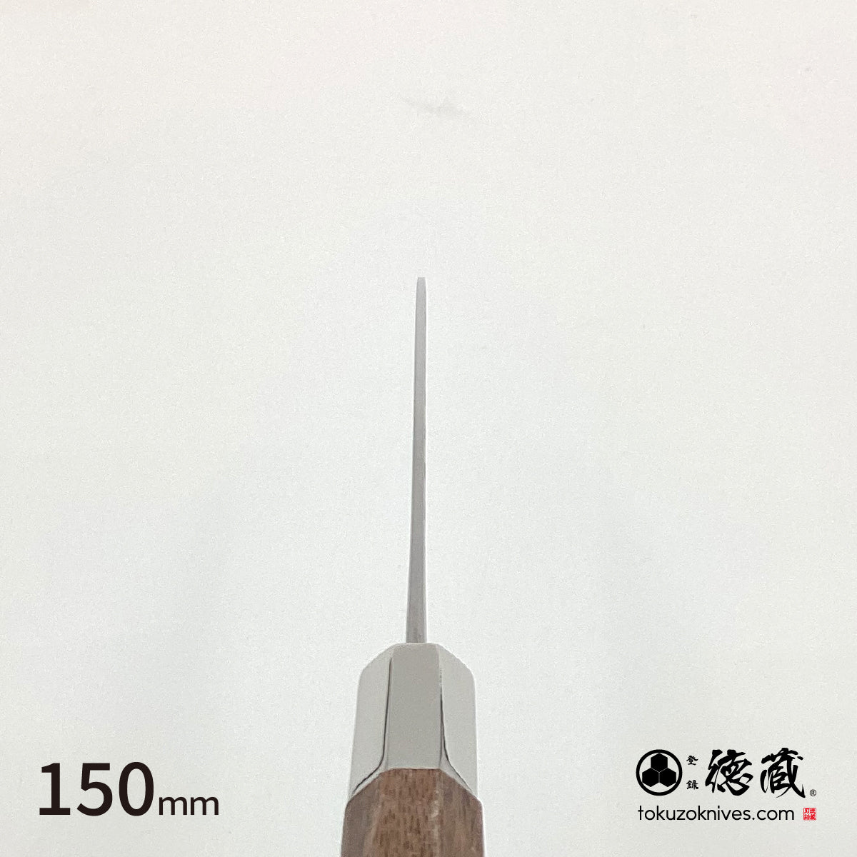 Gin San Petty / Paring Knife Japanese pattern Walnut Octagonal Handle