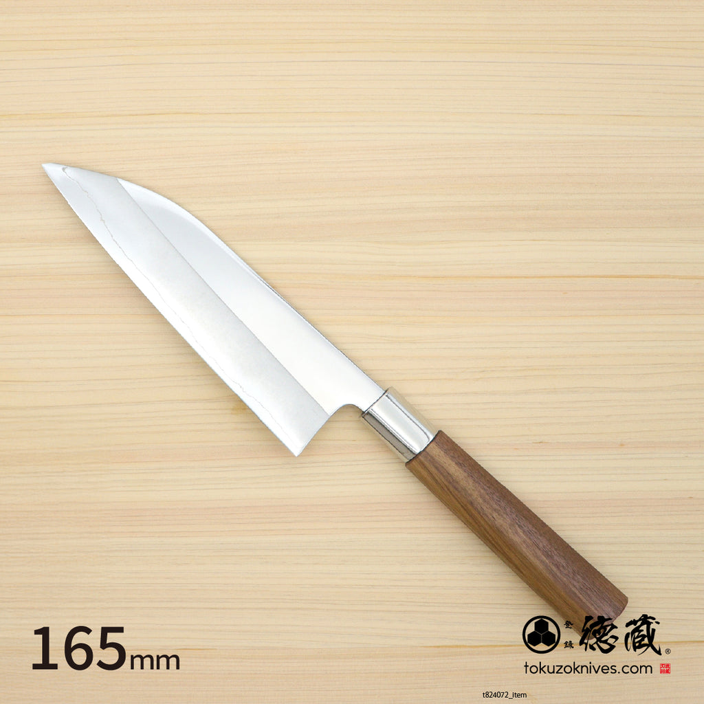 Gin San Funayuki Knifee Japanese pattern Walnut Octagonal Handle